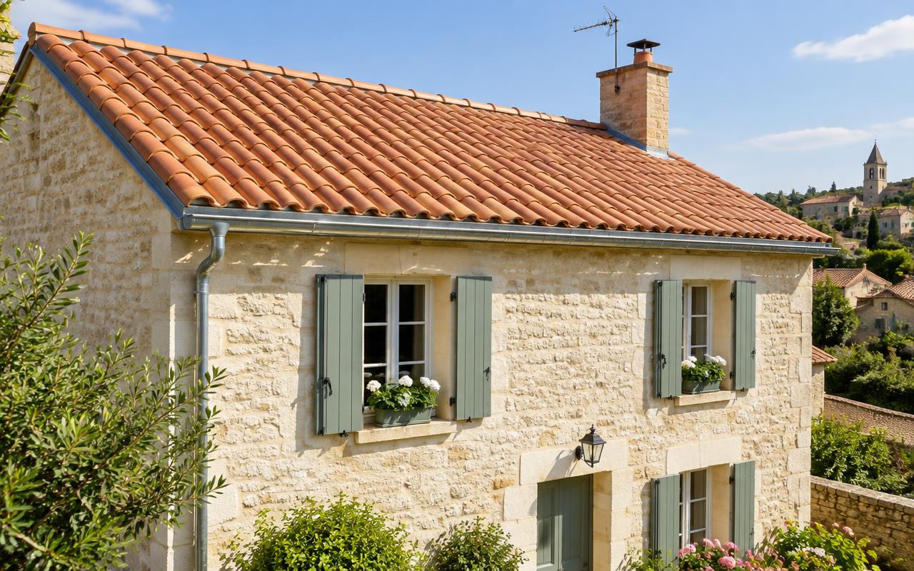 Toiture après travaux
